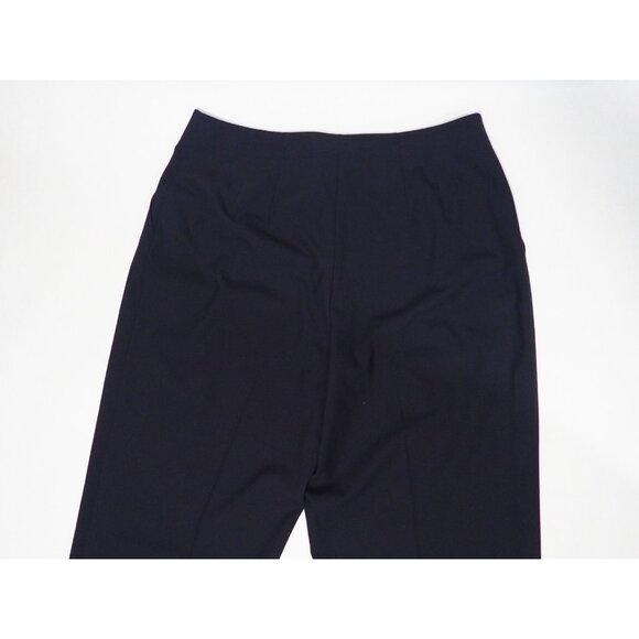 Lafayette 148 Navy Blue Staight Leg Wool Dress Pants $698, Size 12 (US) - Picture 5 of 12